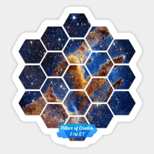 Pillars of Creation: James Webb Space Telescope Sticker